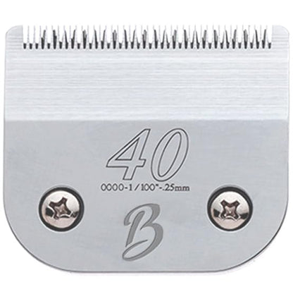 Detachable A Series 40 Blade Dog Grooming Clipper Blades Cuts Length 1/100" 0.25mm Japanese High Carbon Steel Dog Grooming Clipper Replacement Blade | Compatible A5 Series(B40) - color: 40 (1/100" 0.25mm)