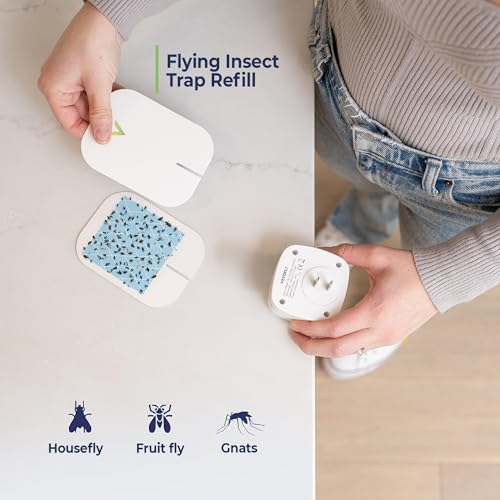 VEYOFLY Official Refill Fruit Fly Traps Indoor, Gnat Trap | 5-Pack - size: 5 Refills
