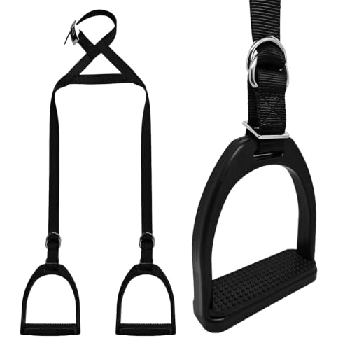 Kids Western Stirrups with Adjustable Nylon Straps