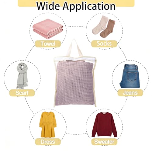 4Pcs Small Mesh Laundry Bags for Delicates Hanging Mini 12 x 10 Inches Durable Lingerie Bags for Washing Machine Wash Laundry Net Bag for Lingerie Underwear Socks Baby Clothes Travel 32x27cm