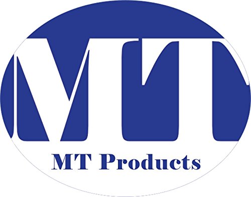 MT Products 64 Oz HDPE Plastic Juice Bottles with Orange Tamper Evident Caps Set of 6 Bottles and 6 Caps - Made in The USA