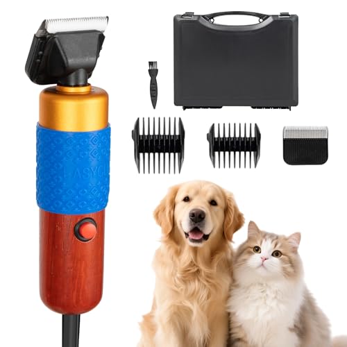 Dog Clippers for Grooming Thick Hair, 200W Sheep Shears, Pet Clipper Kit - size: 10 feet