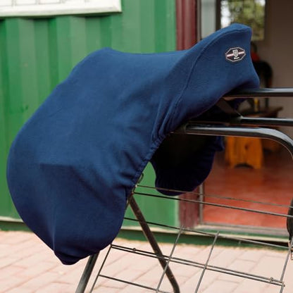 Harrison Howard Lightweight Dust Prevention Machine Washable Fleece Saddle Cover for GP/CC-Blue - color: Deep Blue, size: GP/CC-One Size