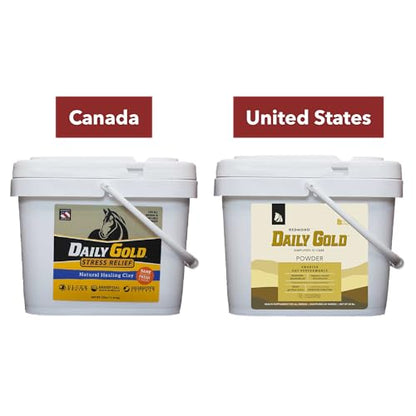 Daily Gold Stress Relief – Natural Digestive and Ulcer Supplement for Horses - size: 25 lb