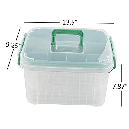 First Aid Kit Container, Clear Organizer Box, Medicine Organizer