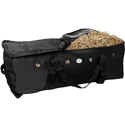 Majestic Ally 1200 D Nylon Fabric Heavy-Duty Hay Bale Storage Bag (Black, Large) (Pack of 2) - color: Black, size: Large (Pack of 2)