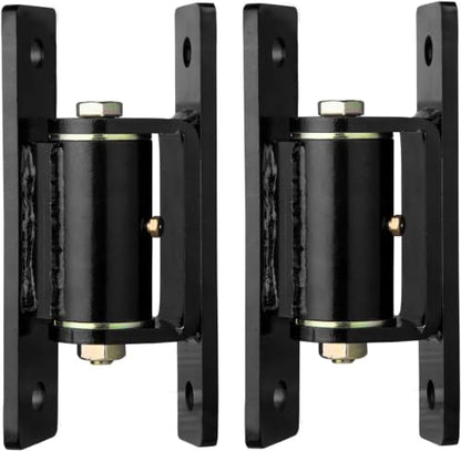 Heavy Duty Gate Hinges,7in,1100lbs Capacity,Thick Solid Steel | Built in Roller Bearing Hinges for Wood & Metal Gates, 90°Inward/Outward Smooth Swing, Bolt/Weld On Fence/Barn/Driveway,2Pack - size: Large-ZJ