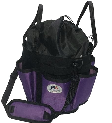 Majestic Ally horse Grooming Organizer Tote Bag - color: Purple