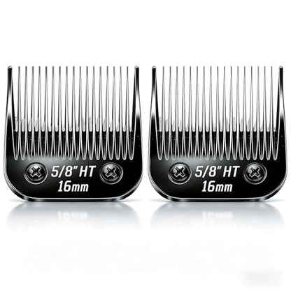Dog Grooming Replacement Blades Compatible with Andis Dog Clippers - size: Black-5/8"HT-2PCS