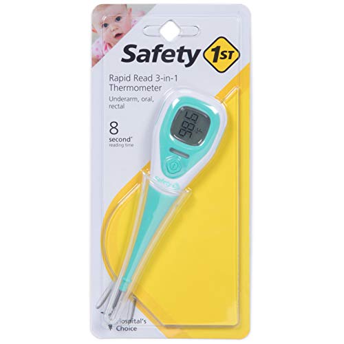 Safety 1st Rapid Read 3-in-1 Thermometer,Aqua,Size,(Pack of 2) - size: One Size (Pack of 2)