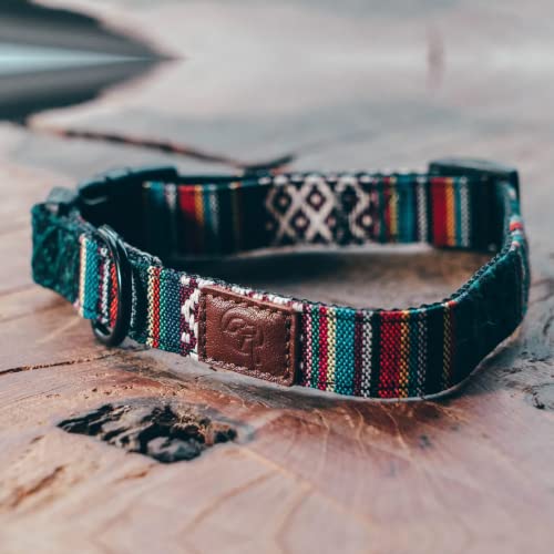 Embark Dog Collar - Adjustable Heavy Duty Outdoor Pet Training Collar - color: Mayan, size: Large