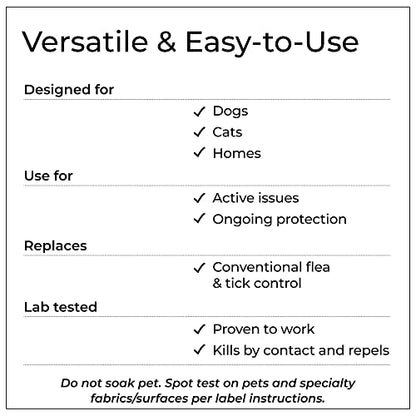 Wondercide - Flea, Tick & Mosquito Spray for Dogs, Cats, and Home - Flea and Tick Killer, Control, Prevention, Treatment - with Natural Essential Oils - Pet and Family Safe - Rosemary 4 oz - color: Rosemary, size: 4 OZ