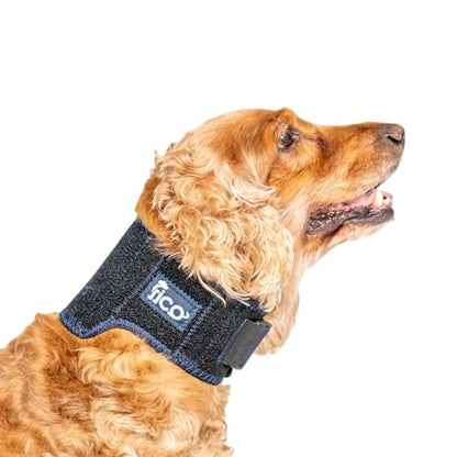 Dog Neck Brace - Adjustable Cervical Support Collar with Removable Splints for IVDD, Wobbler Syndrome, Spinal Injuries & Post-Surgery Recovery - Soft Neoprene Cat & Dog Neck Wound Cover (S) - size: S