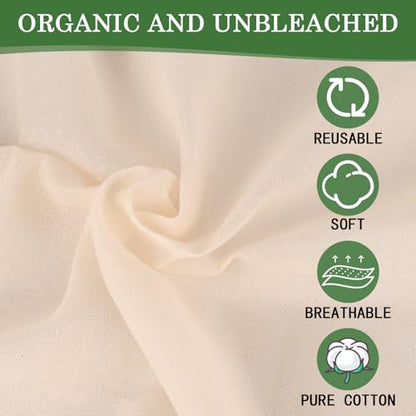 WMKGG 9 PCS Cheese Cloths, 20x20 Inch Cheesecloth Fine Mesh Cheesecloth - size: 9pcs 20"x20"Cheese Cloth