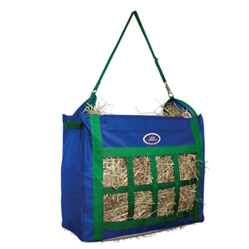 Derby Originals Top Load Hay Bag with Super Tough Bottom and 6 Month Warranty (Royal Blue/Turquoise) - color: Royal Blue/Turquoise