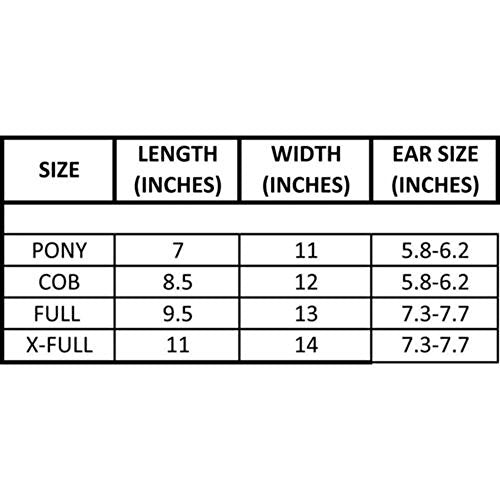 Horze Fringe Black Mesh Fly Bonnet/Veil with Ears. No Halter Needed! (Pony)