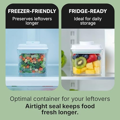 Bop Top Airtight Food Storage Containers | Pop-Top Lid | 3.5 Cups / 28 Oz | kitchen canister set, for flour, sugar, snacks, pasta, baking - color: Single: 28 oz