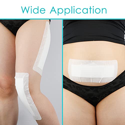 Extra Long Adhesive Island Dressing 10 Pcs, 4"x14" Knee Replacement Surgery Gauze Bandages Wound Breathable Bordered Hip Surgery Back Incision Post Surgical Recovery Individually Wrapped - color: Breathable Non-woven, size: 4 x 14 Inch (Pack of 10)