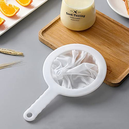 Kitchen Ultra-Fine Nylon Mesh Strainer 5.51 Inch (400 mesh) - size: 400 mesh
