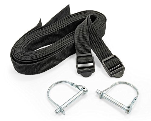 Camco RV Ladder Mount Bike Rack - Easily Holds 2 Bikes & Folds for Convenient RV Storage - Max Weight Capacity of 60 lbs - Designed w/Heavy Duty Steel (51492)