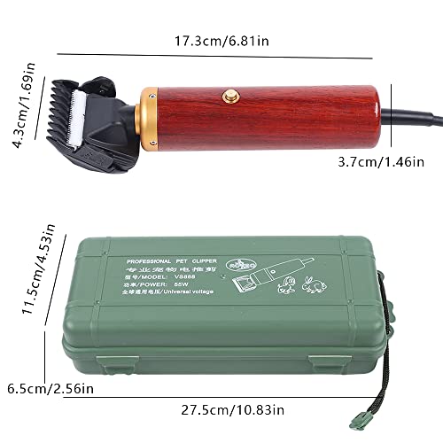 Electric Sheep Goat Shears, 55W Pet Clippers Animal Shave Grooming for Dogs Cat Goat Alpaca Llamas Rabbits, Fur Wool Shearing Cutter Farm Livestock Pet Supplies