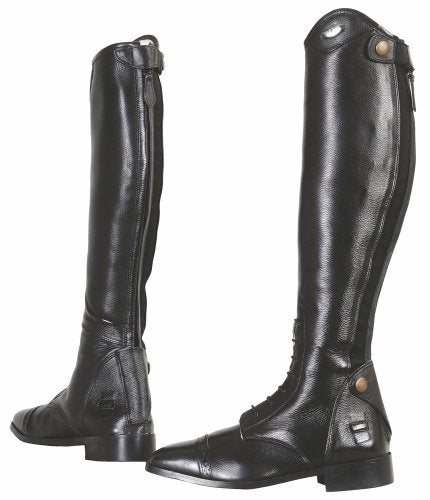 TuffRider Women Leather Regal Field Boots - size: 6 X-Narrow