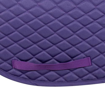 TuffRider Basic All Purpose Horse Riding Saddle Pad - color: Deep Wisteria