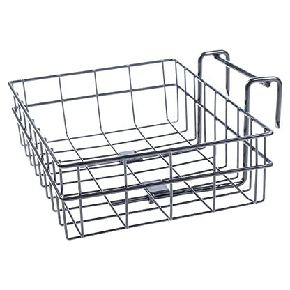 EASY-UP 5 Tier Interchangeable Saddle Rack System for Horse Enthusiasts | Strong Steel Construction | Black Powder Coated | Ideal for Western & English Saddles | Customizable & Portable Design - style: Wire Basket
