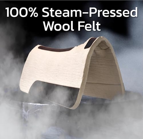 BLACK HOOF Steam Pressed Merino Wool Felt Contoured Pad - size: 3/4