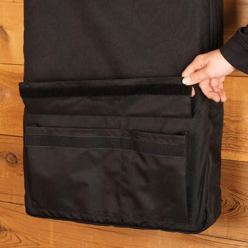 Schneiders 3 Hook Portable Tack Rack Case II | 600 Denier Polyester with Teflon Coating | Holds Halters & Bridles for Shows - color: Red