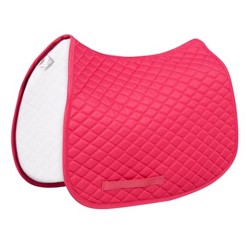 TuffRider Basic All Purpose Horse Riding Saddle Pad - color: Hot Pink