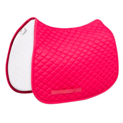 TuffRider Basic All Purpose Horse Riding Saddle Pad - color: Hot Pink