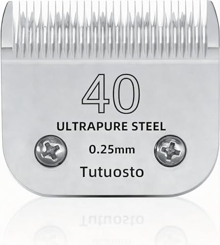 40# Clipper Blade Compatible with Andis,Wahl and Oster Dog Clippers - color: 40# 1PACK