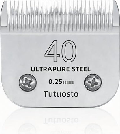 40# Clipper Blade Compatible with Andis,Wahl and Oster Dog Clippers - color: 40# 1PACK