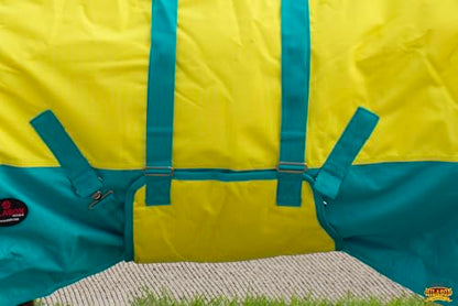HILASON 1200D Winter Waterproof Turnout Horse Blanket Belly Wrap Neck Cover - size: 66 In