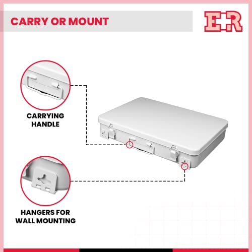 Ever Ready First Aid Metal Case, No.36 – 14” x 10” x 2.5” - size: 14" x 10"