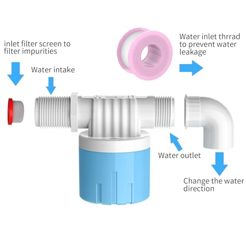 "1/2" Automatic Water Level Contro | Water trough float valve - style: 1/2inch Side water