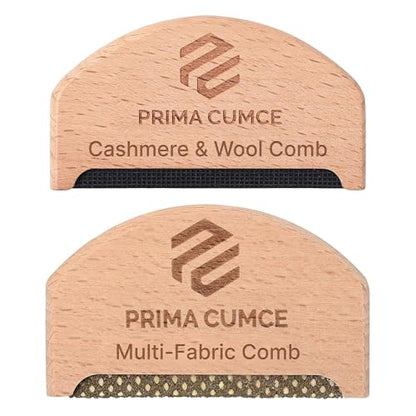 2 PCS Wooden Sweater Comb for De-Pilling Cashmere, Wool, Knitwear, Manual Lint Remover, Portable Depiller for Clothes, Fuzz, Bobbles, Pilling Shaver, Fabric Defuzzer, Sweater Care Tool - color: 2pcs