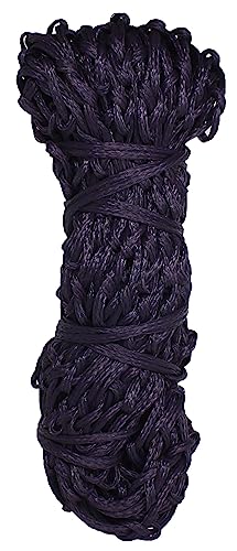 CHALLENGER Rope Braided Poly Horse Stall Trailer Hanging Slow-Feed Hay Bag 609SE-HayNetBag - color: Purple, size: 40"