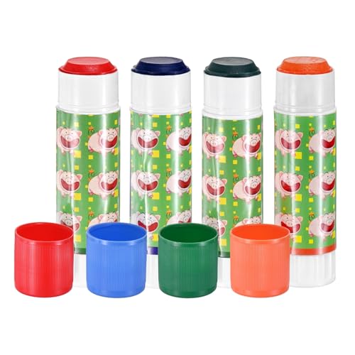 M METERXITY 4-Pack Livestock Marker, 11.4 Cm/4.5 Inches Length Medium Animal Crayons for Pig Cattle Cow Sheep Supplies, Farming Livestock Marking Accessory [Red/Green/Blue/Orange] - color: Red/Green/Blue/Orange