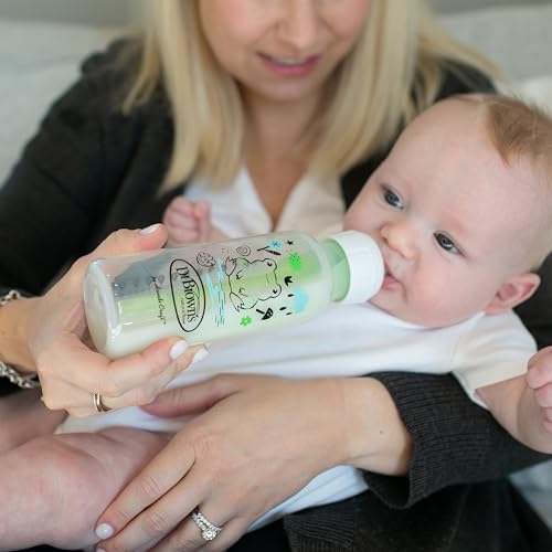 Dr. Brown's Anti-Colic Options+ Narrow Baby Bottle, Frog & Pig, 2-Pack - color: 2-Pack, Pig & Frog, size: 1 Count (Pack of 2)