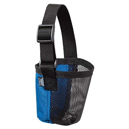 Weaver Livestock Small Deluxe Adjustable Goat Muzzle, Blue