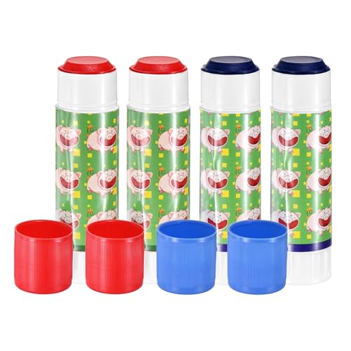 M METERXITY 4-Pack Livestock Marker, 11.4 Cm/4.5 Inches Length Medium Animal Crayons for Pig Cattle Cow Sheep Supplies, Farming Livestock Marking Accessory [2 Red & 2 Blue] - color: Red/Blue