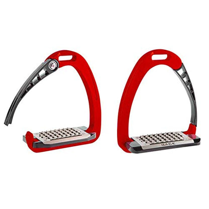 ACAVALLO Arena Alupro Stirrup - color: Red