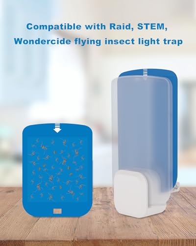 16 Pack Refill Cartridges for Stem and Compatible with Raid Essentials Flying Insect Light Trap Compatible with Wondercide Plug-in Blue Light Trap for Fly Bug Mosquito Gnat Indoor - style: 16 Pack