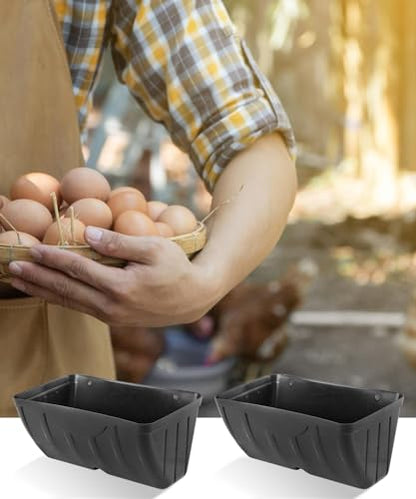 Chicken Feeder, 3 Pack, Black - color: 3 Pack Black