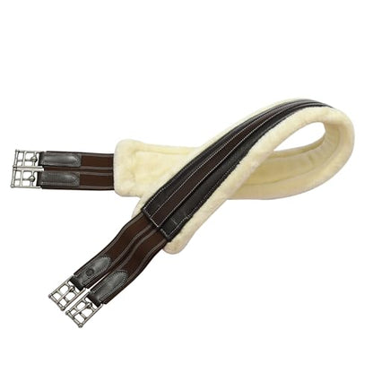 Henri de Rivel Pro Dressage Snap Girth - color: Havana, size: 52
