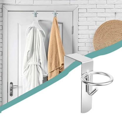 2 Pcs Water Bucket Hook Heavy Duty Portable Equestrian Bucket Hooks Hangers for Horse Livestock,Hang on Stall Walls or Doors