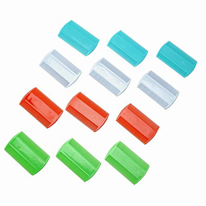 BinaryABC 12 Pack Lice Comb,Double Sided Flea Combs, Fine Tooth Lice Combs