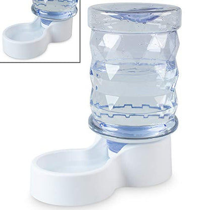 PetFusion H2O Gravity Pet Water Dispenser, 2.5 Gallon, Transparent